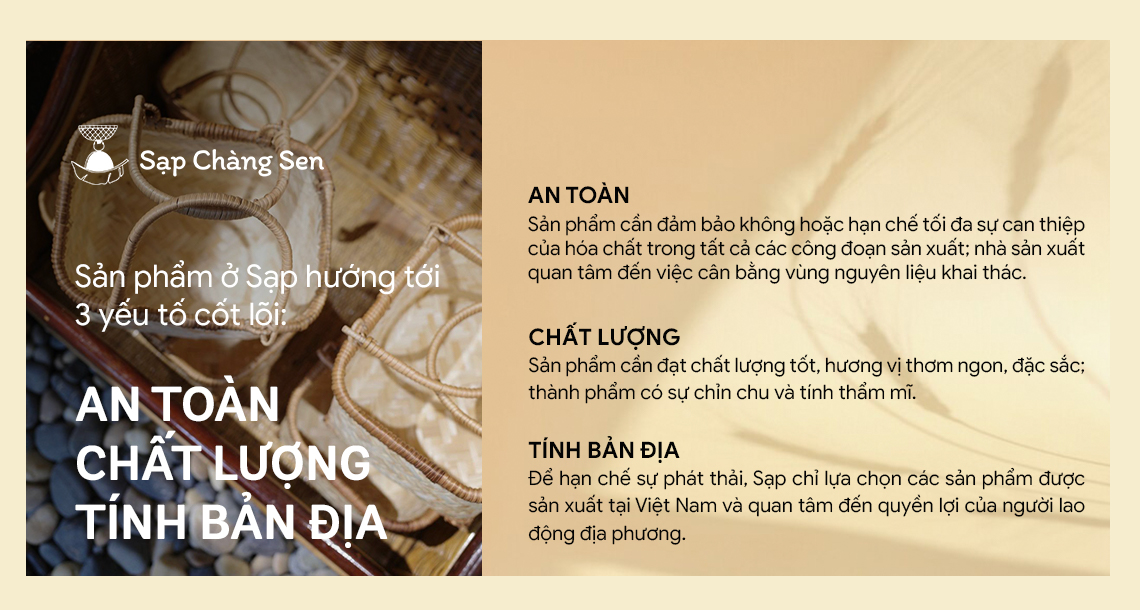 Sạp Chàng Sen - Đồ tốt, giá hợp lý, sống xanh mỗi ngày Sạp Chàng Sen - Đồ tốt, giá hợp lý, sống xanh mỗi ngày