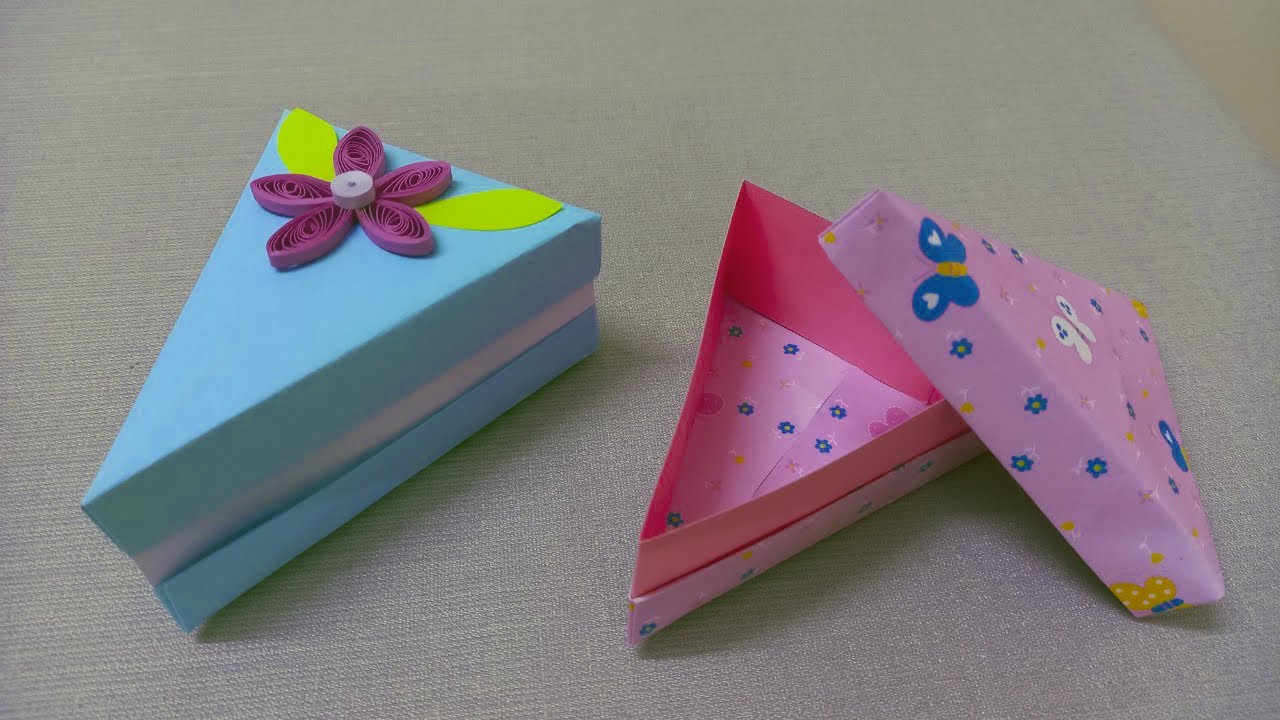 Cách Gấp Hộp Quà Hình Tam Giác Đơn Giản, Ấn Tượng Cách Gấp Hộp Quà Hình Tam Giác Đơn Giản, Ấn Tượng